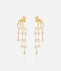 Boucles d'oreilles Teresa ZAG – Multi-créoles 3 anneaux et zirconiums – vue du bijou