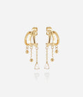 boucles d'oreilles goutte dorées", "créoles cascade goutte", "pendentifs goutte zirconium