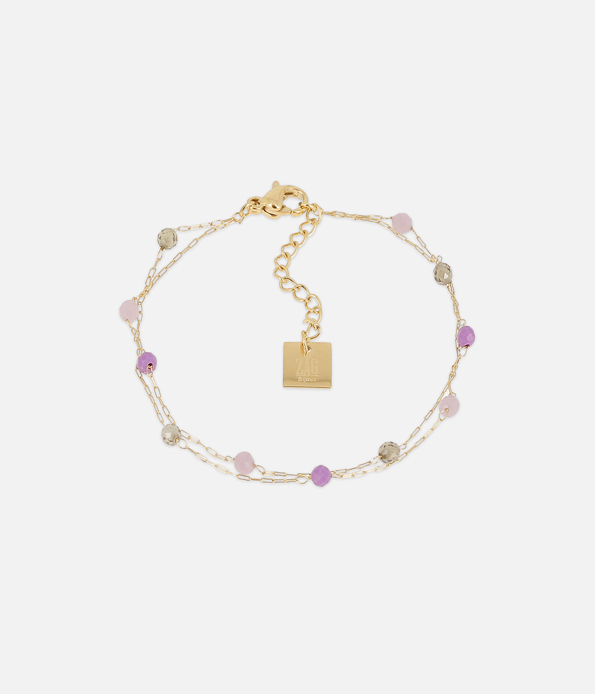 Bracelet Octavia ZAG – Pierres naturelles colorées – détail du bijou