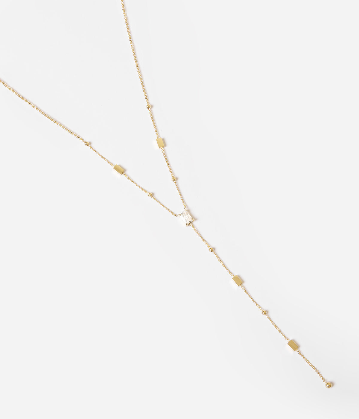 Collier Ariane ZAG – Acier doré or fin – vue du bijou